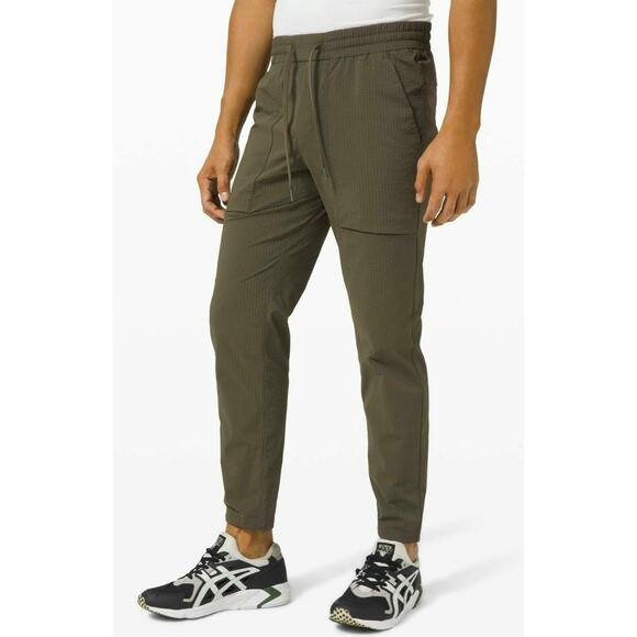 Lululemon Bowline Pant Dark Olive Men’s XL Casual Athletic Outdoors Sporty - Picture 1 of 13